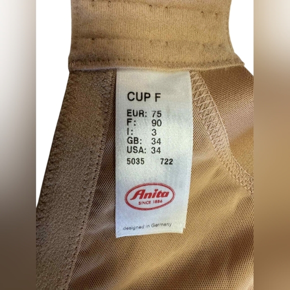 Anita NWT Nude Maternity Nursing Bra Size 34F - Picture 6 of 7